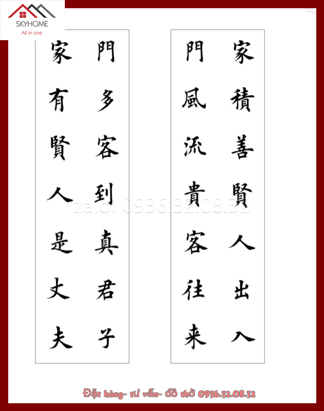 Vì sao chọn câu đối treo trong phòng trà lại quan trọng
